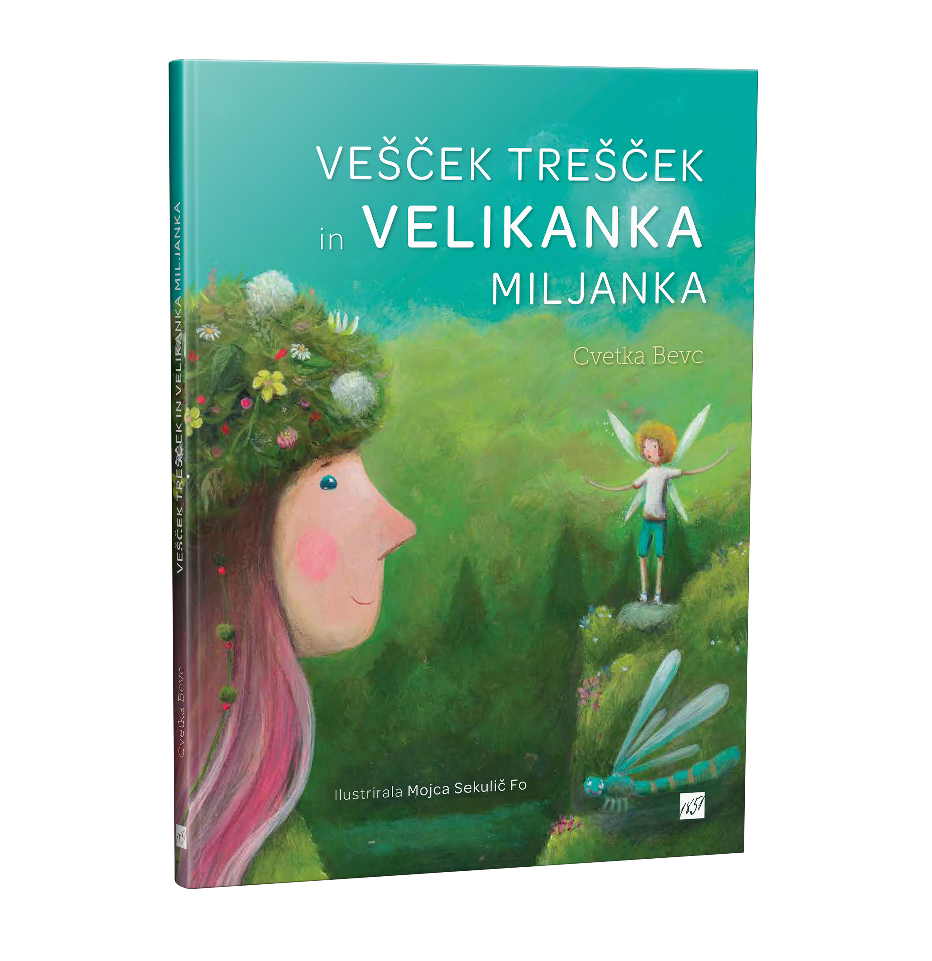 Bevc Cvetka 2026 - Vescek trescek - NASLOVNICA VEŠČEK TREŠČEK IN VELIKANKA MILJANKA